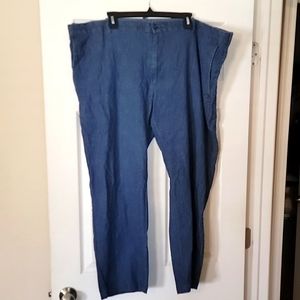 Denim twill pants
